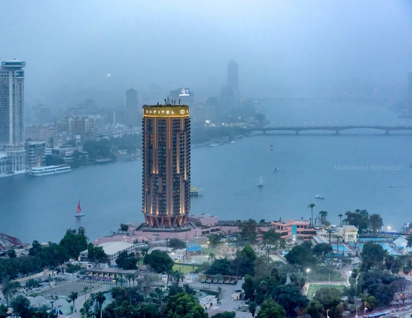 Cairo Cityscape Architecture Aerial Egypt