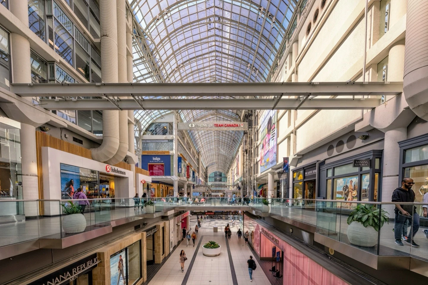 Eaton Centre Toronto Glass Ceiling Architecture