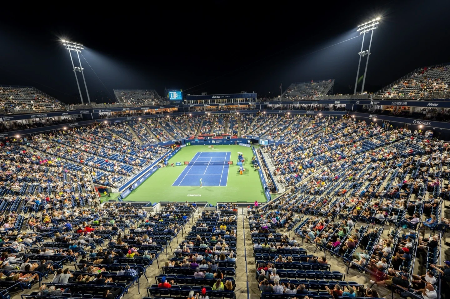 Sobeys Stadium Toronto Tennis Night Lights