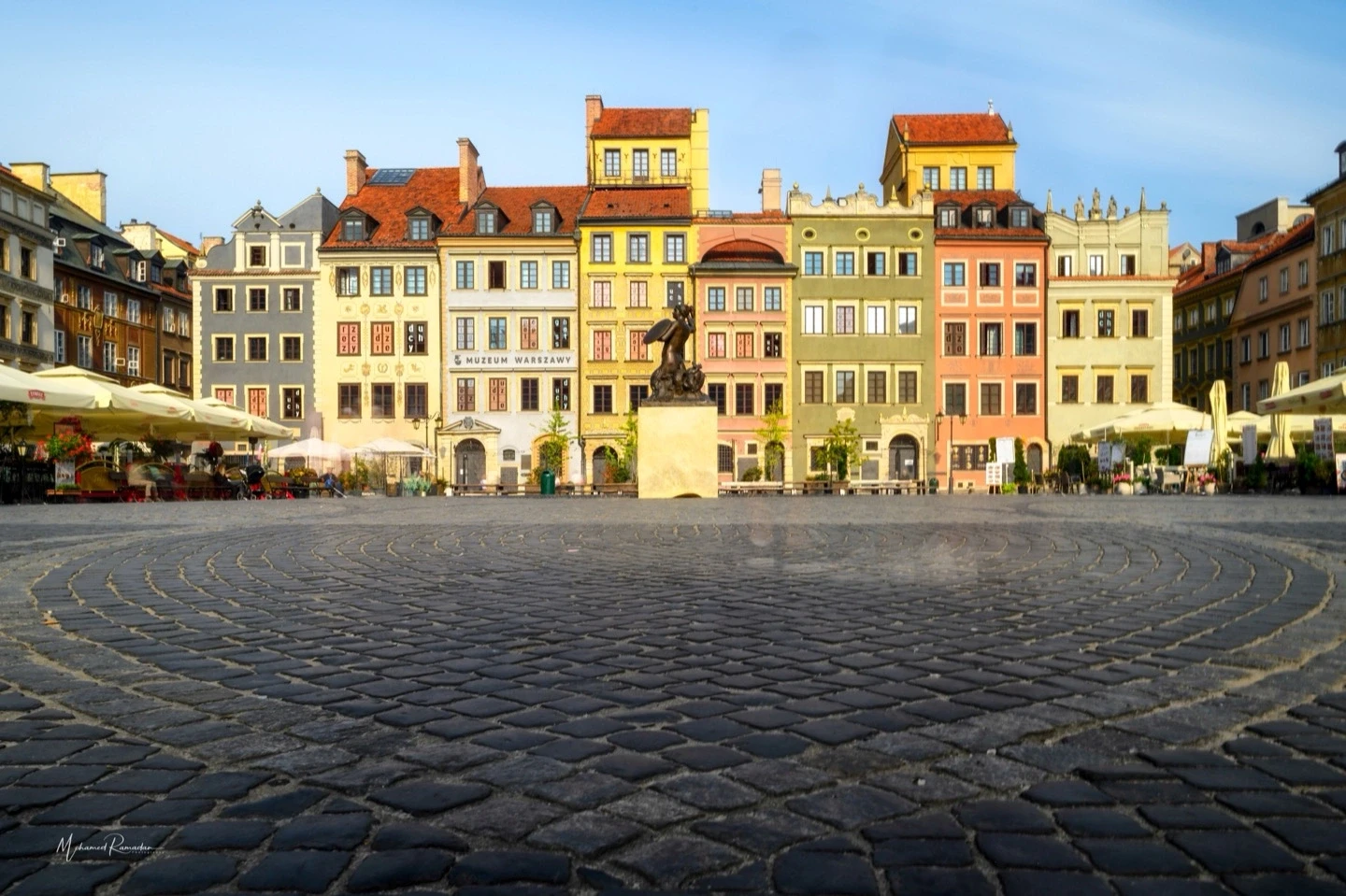 Warsaw Old Town Square Evening Architecture
