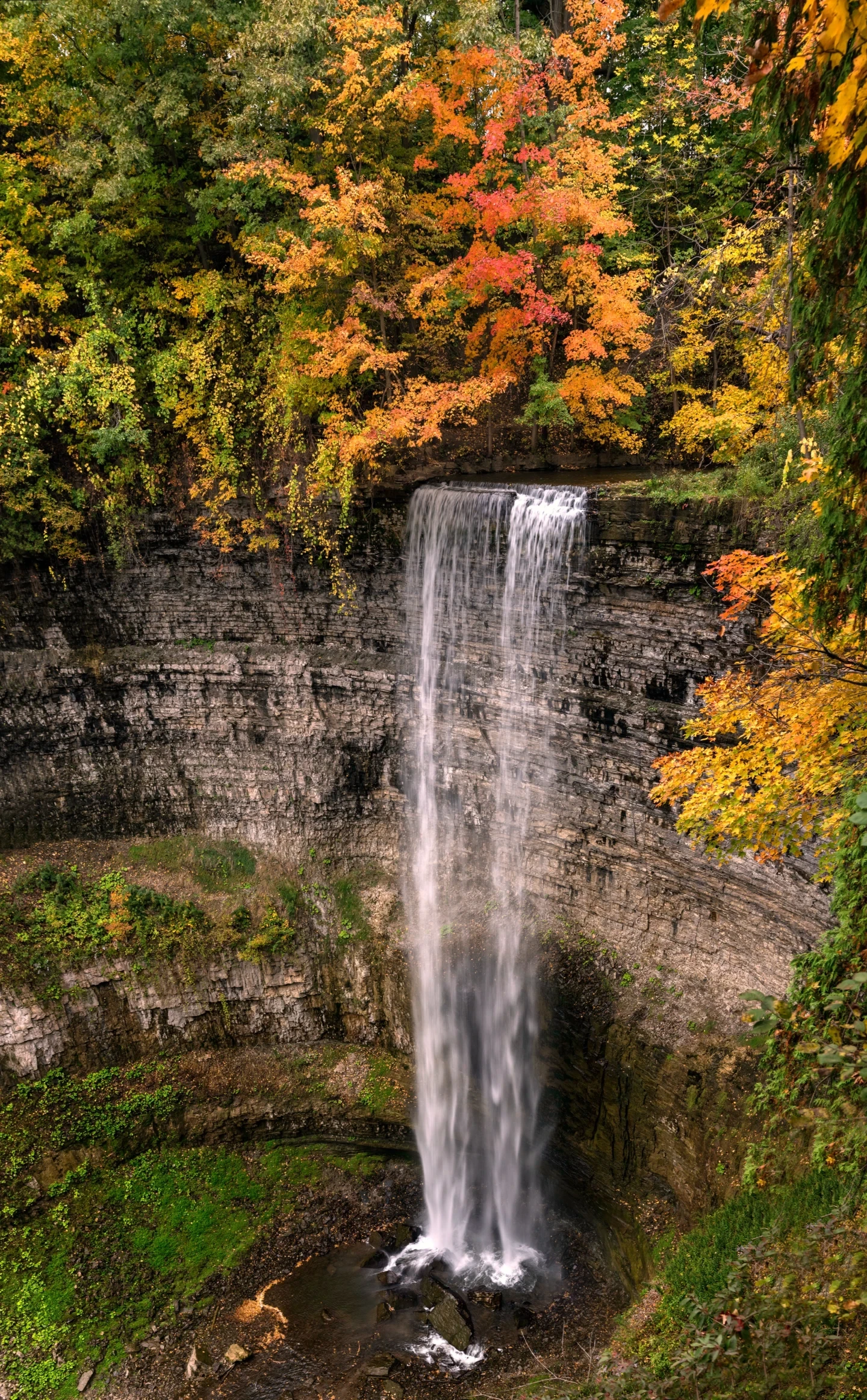 Tews Falls Hamilton Autumn Colors Fine Art