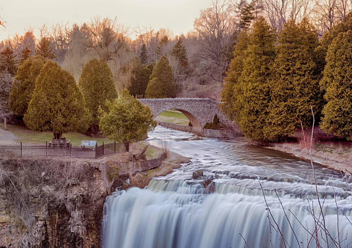 Webster Falls Hamilton Autumn Waterfall