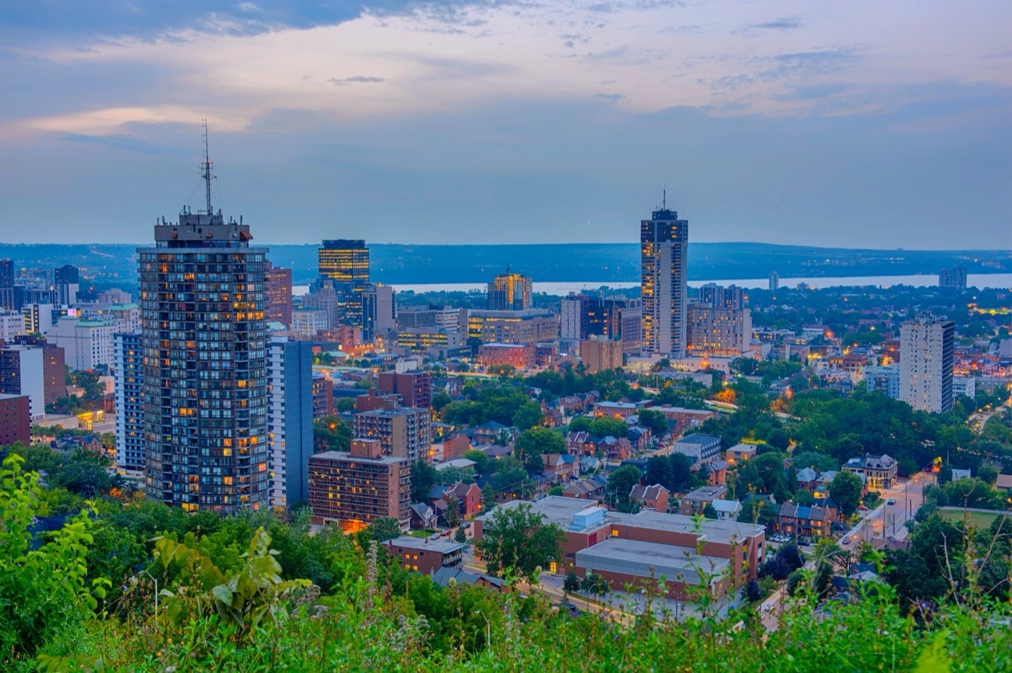 Hamilton Skyline Jolley Cut Mountain Blue Hour