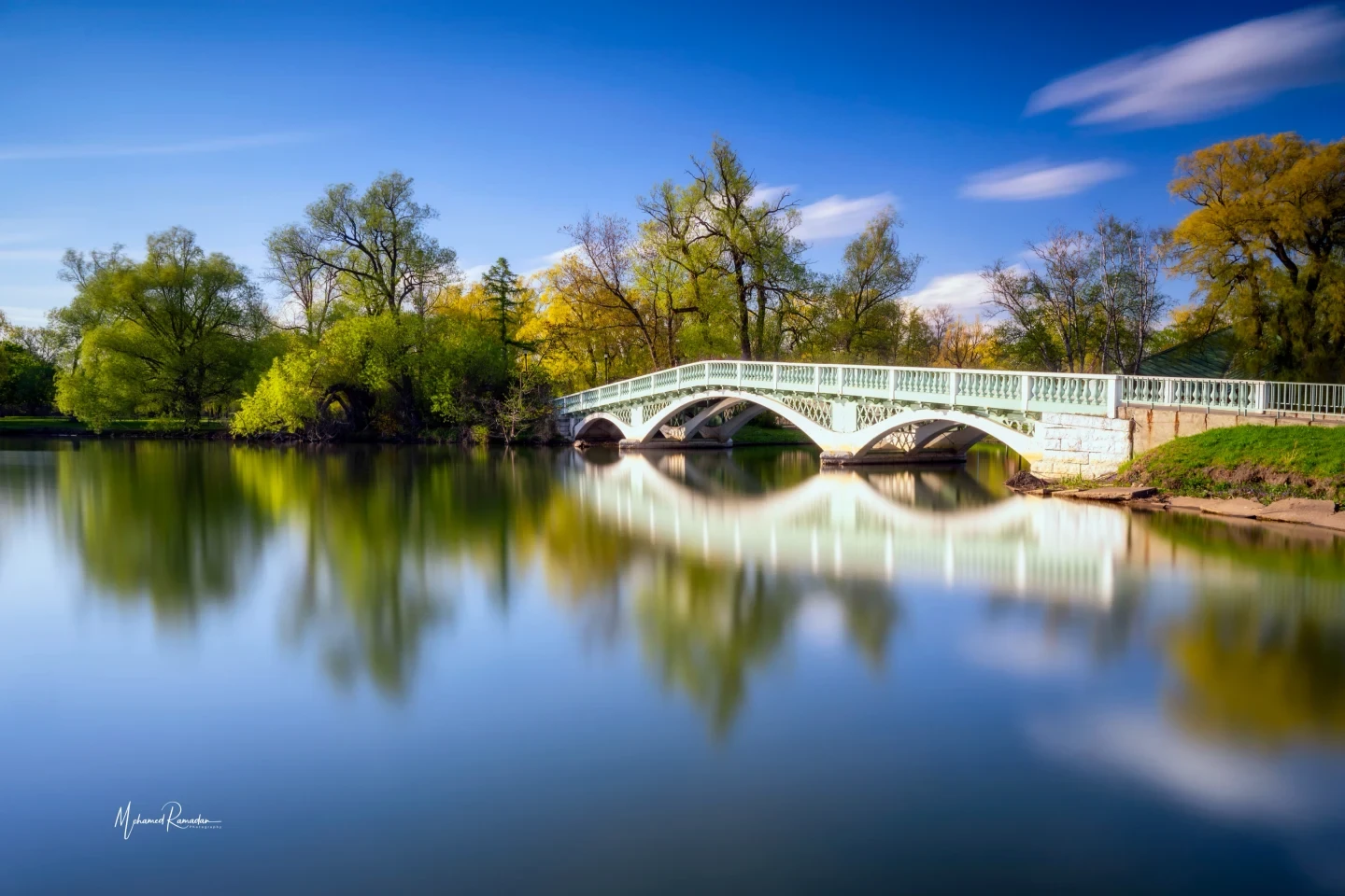 Toronto Island Bridge Arch Reflection