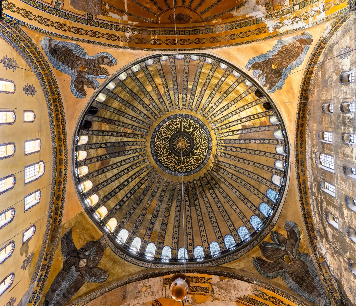 Hagia Sophia Ceiling Mosaic Dome Interior