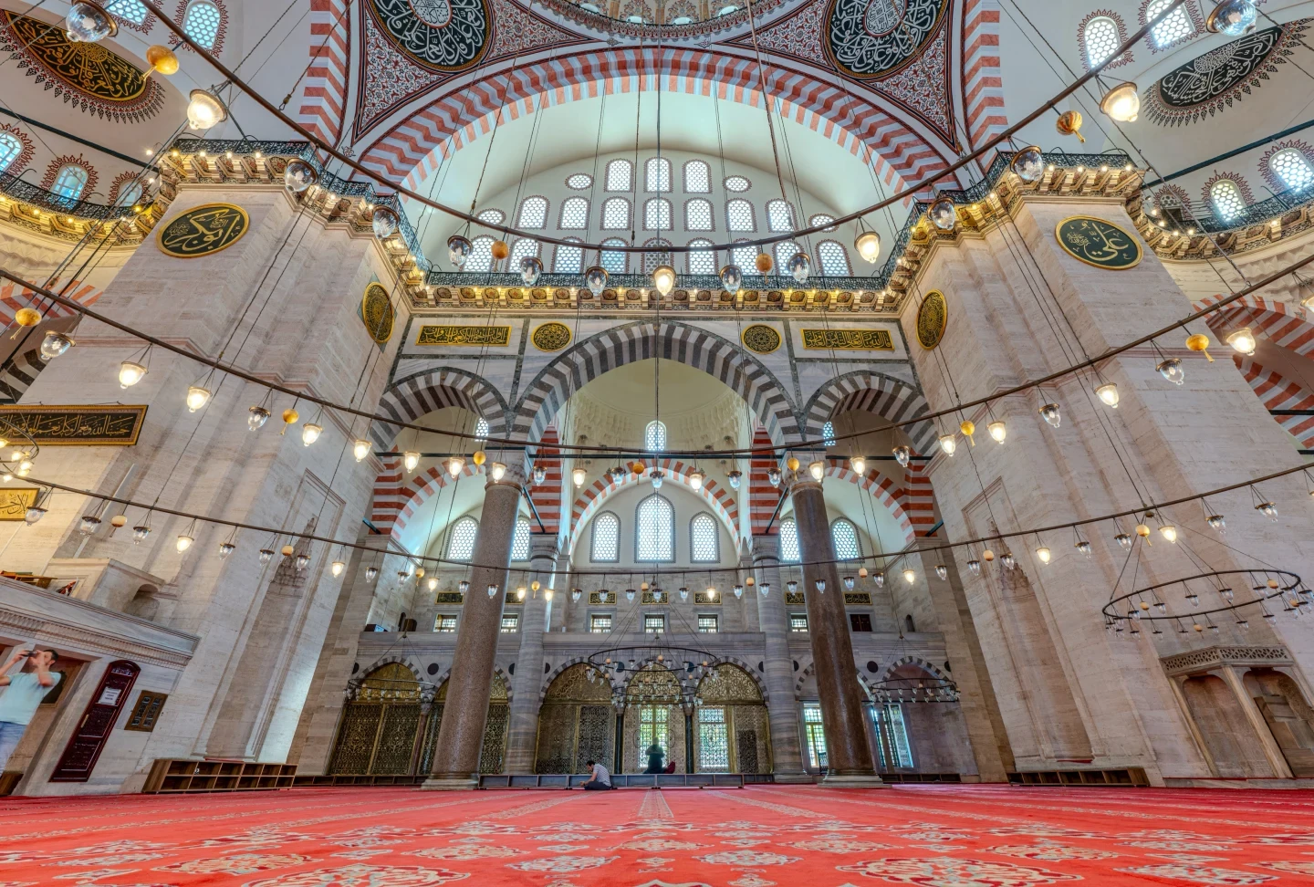 Suleymaniye Mosque Interior Istanbul Fine Art
