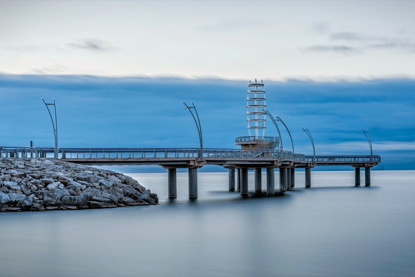 Brant Street Pier Burlington Golden Sunset