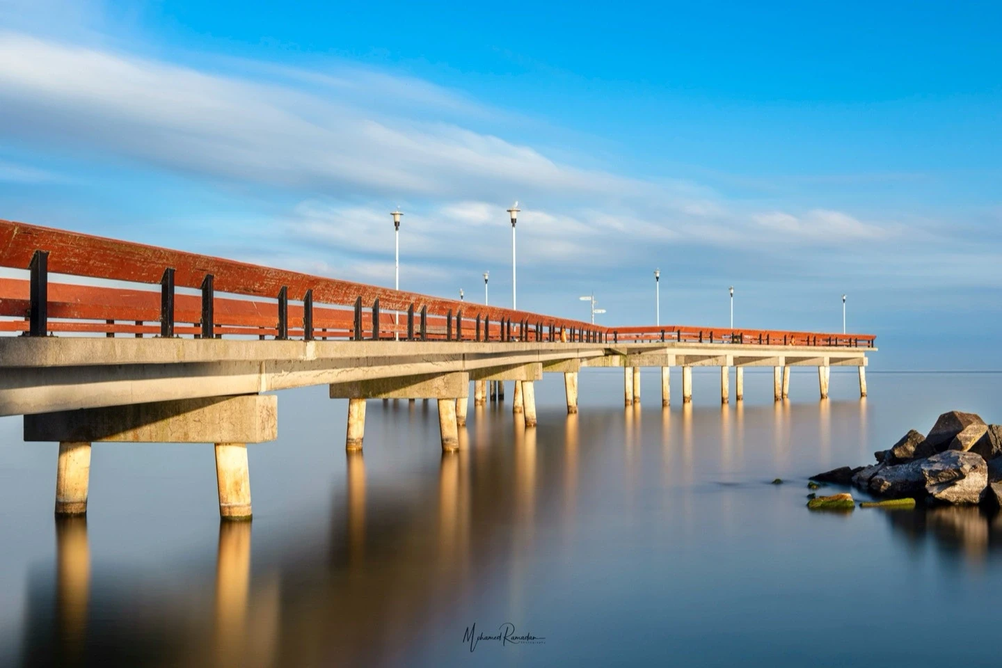 Toronto Island Pier Long Exposure Silk Water