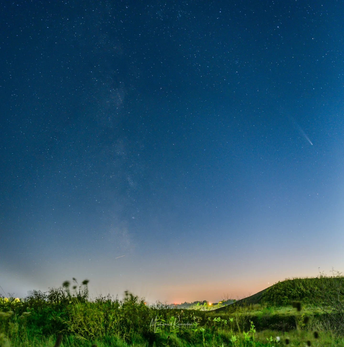 Comet Tsuchinshan Atlas Ontario Wide Panorama Fine Art