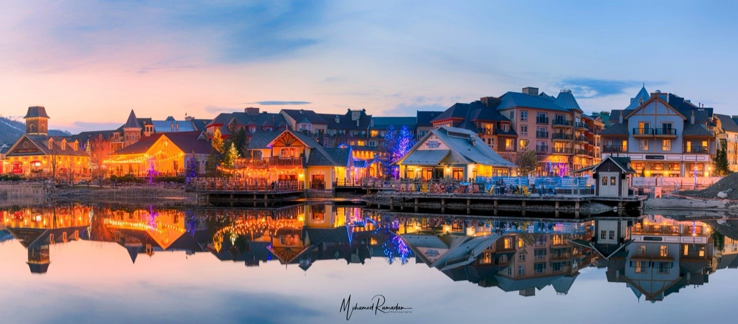 Blue Mountain Blue Hour Panorama