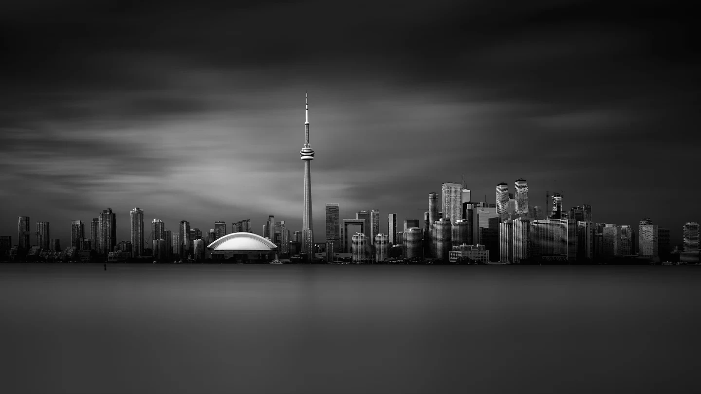 Skyline Black White Monochrome Fine Art