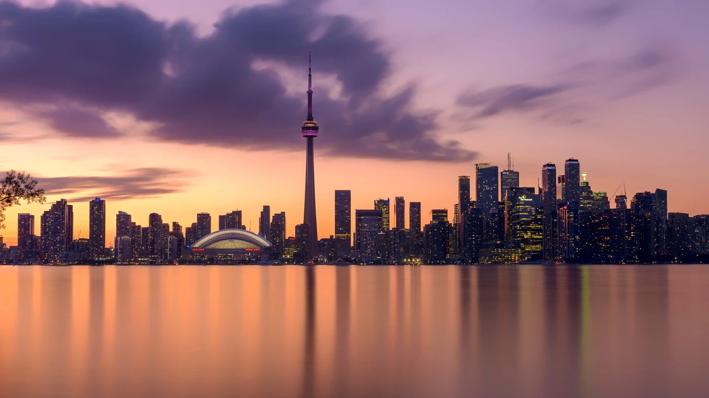 Skyline Golden Sunset Fine Art