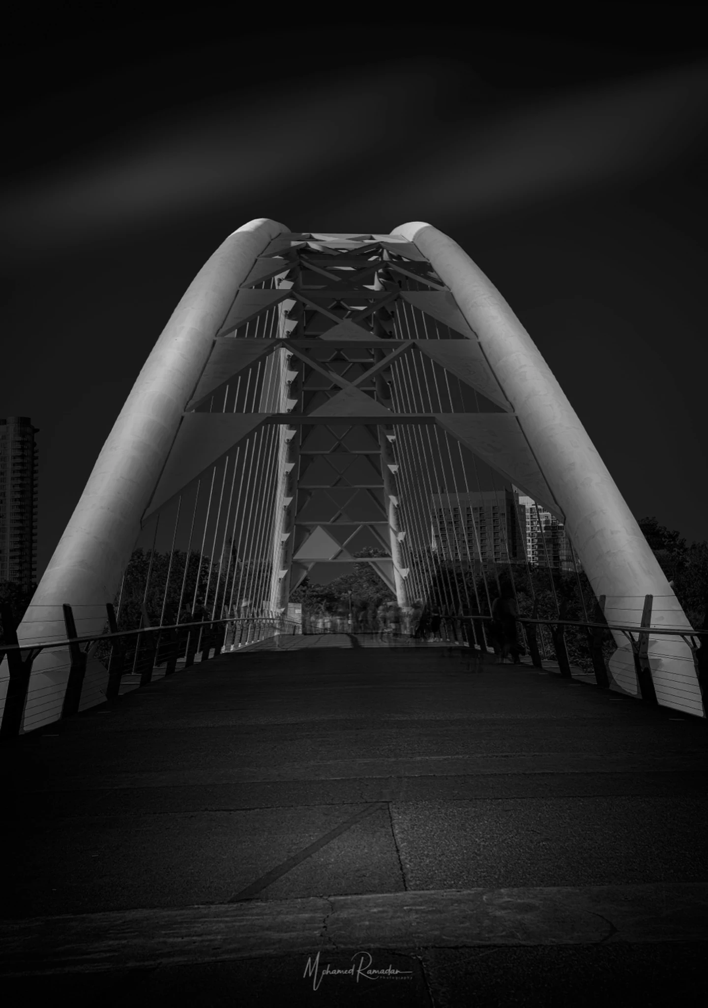 Humber Bay Bridge Black White Fine Art