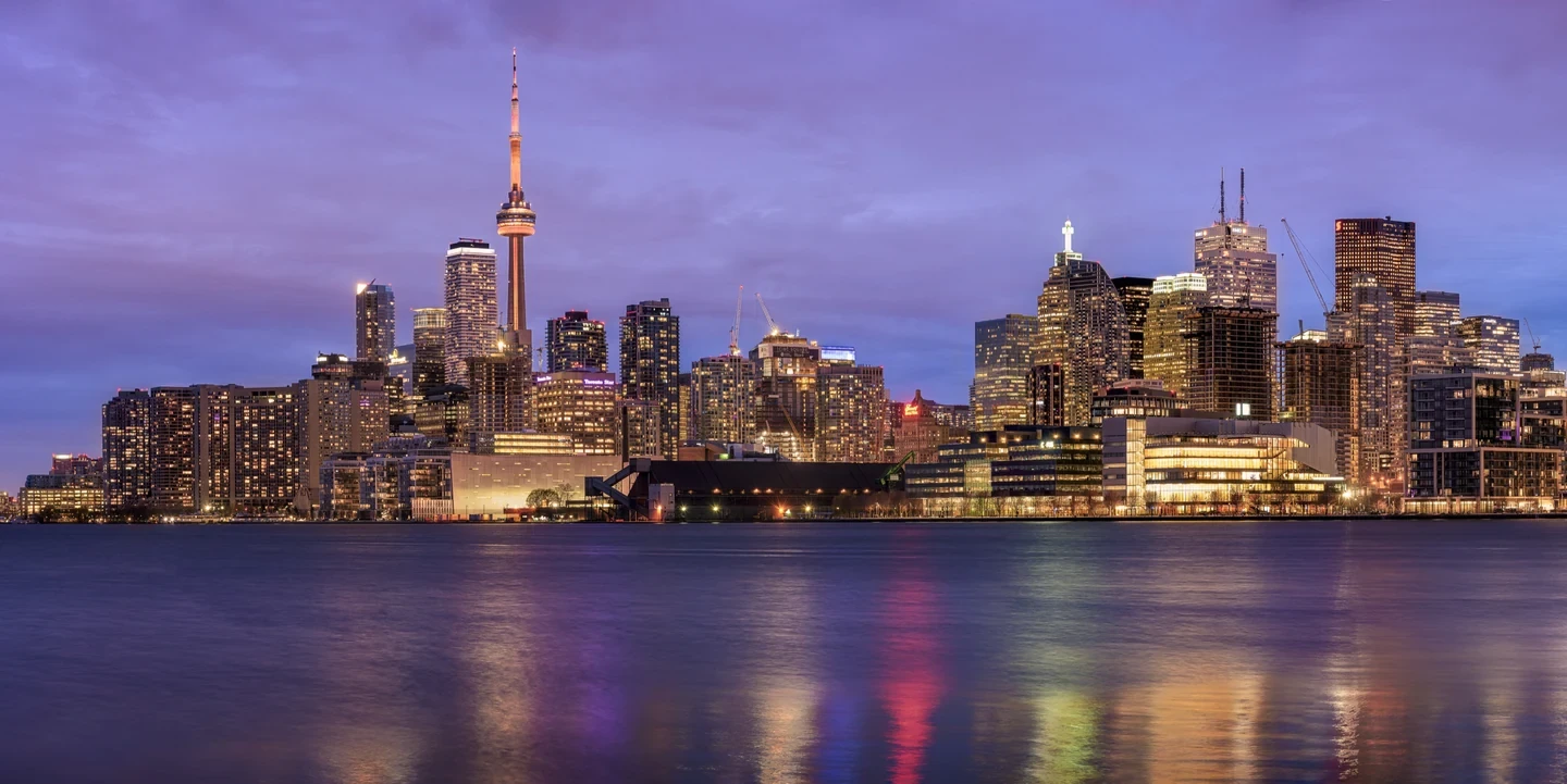 Skyline Compressed Perspective Panorama