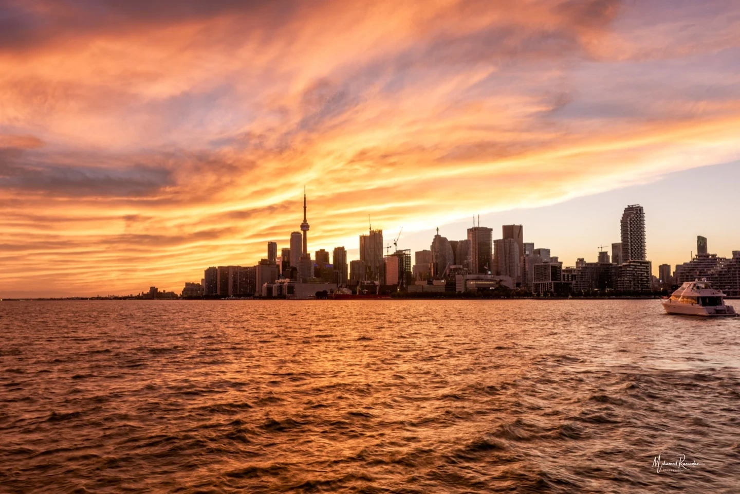 Epic Skyline Golden Sunset