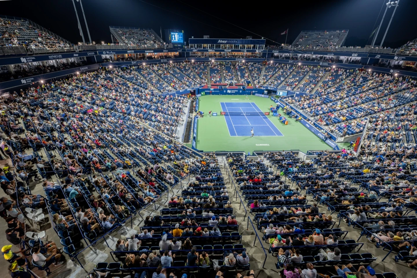 Sobeys Stadium Tennis Aerial View