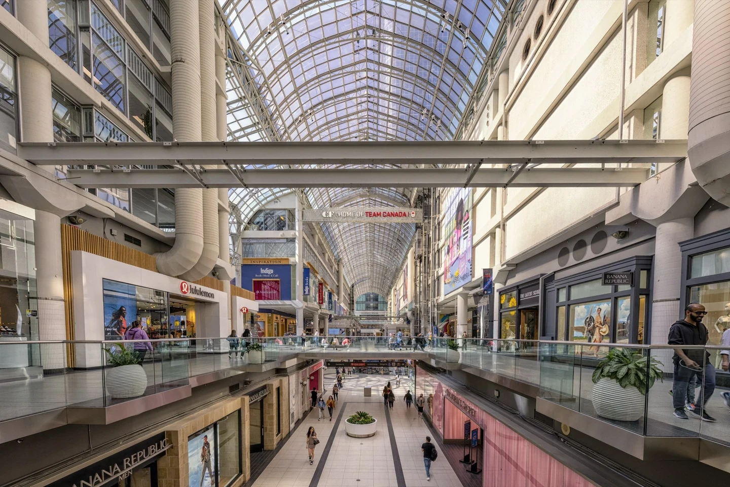 Eaton Centre Glass Ceiling Architecture